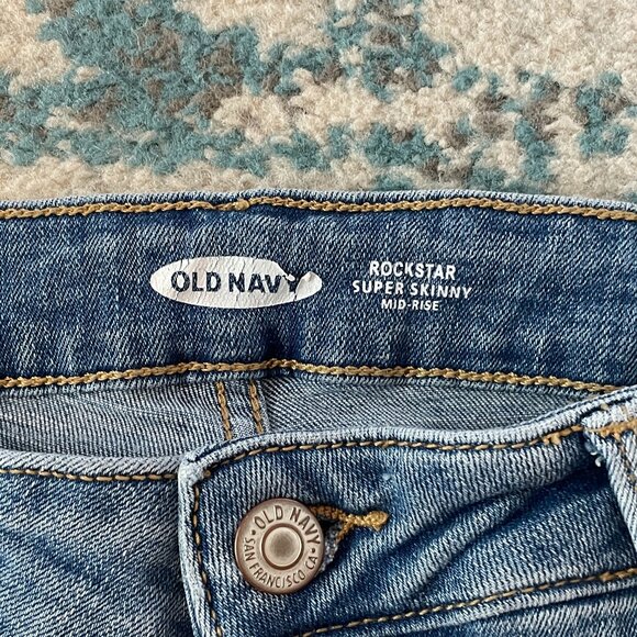 Old Navy Rockstar Super Skinny Mid-Rise Size 6 - Picture 4 of 7